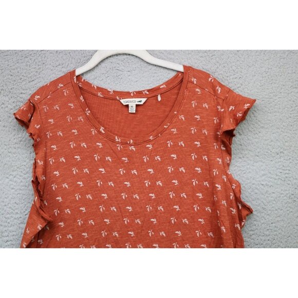 Toad & Co. Cap Sleeve Organic Cotton Blend Dress-Size XL-Pockets - Picture 2 of 9